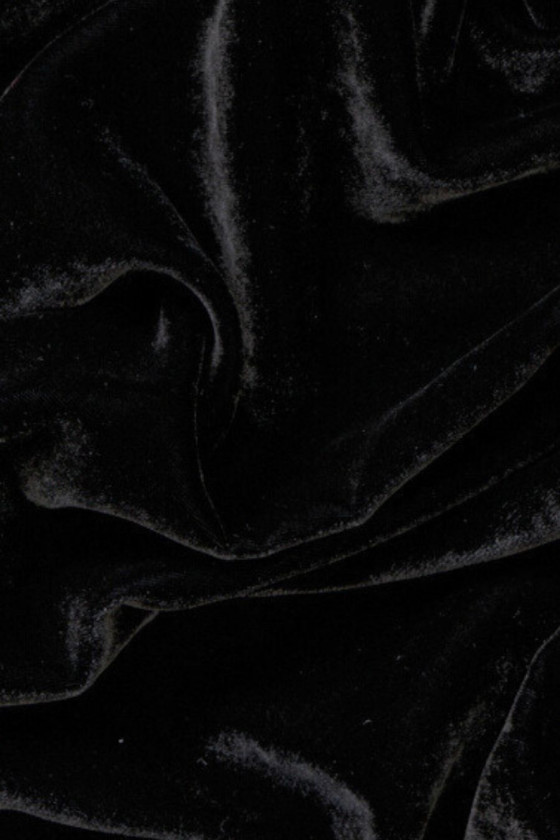 Velour with silk black COUPONS