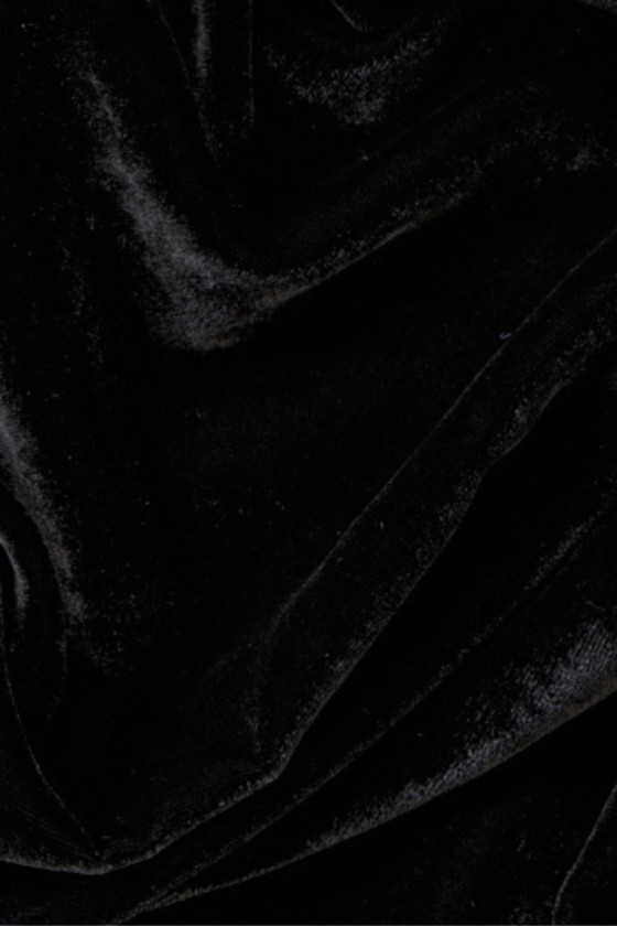 Velour med silkesort KUPONER