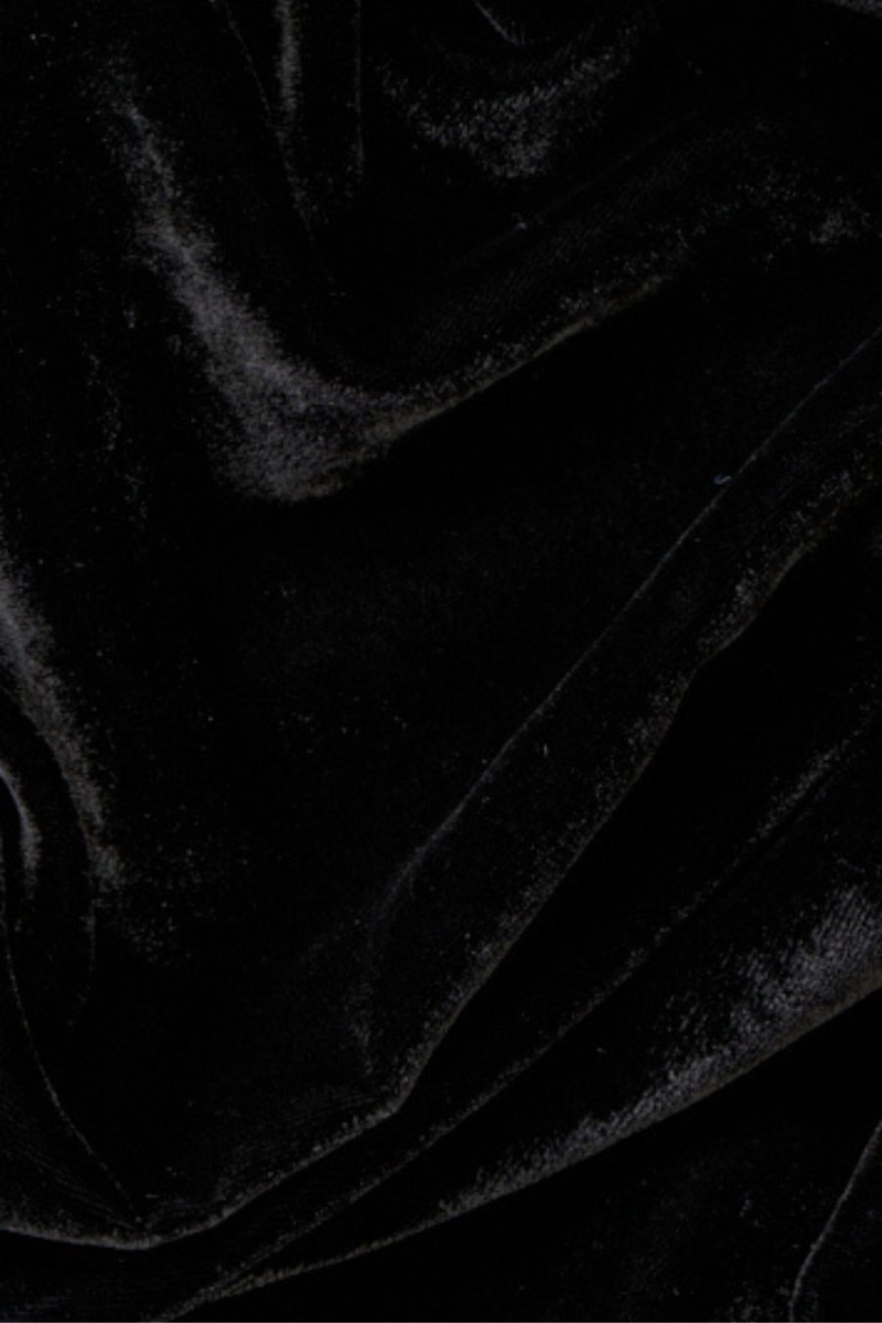 Velour with silk black COUPONS