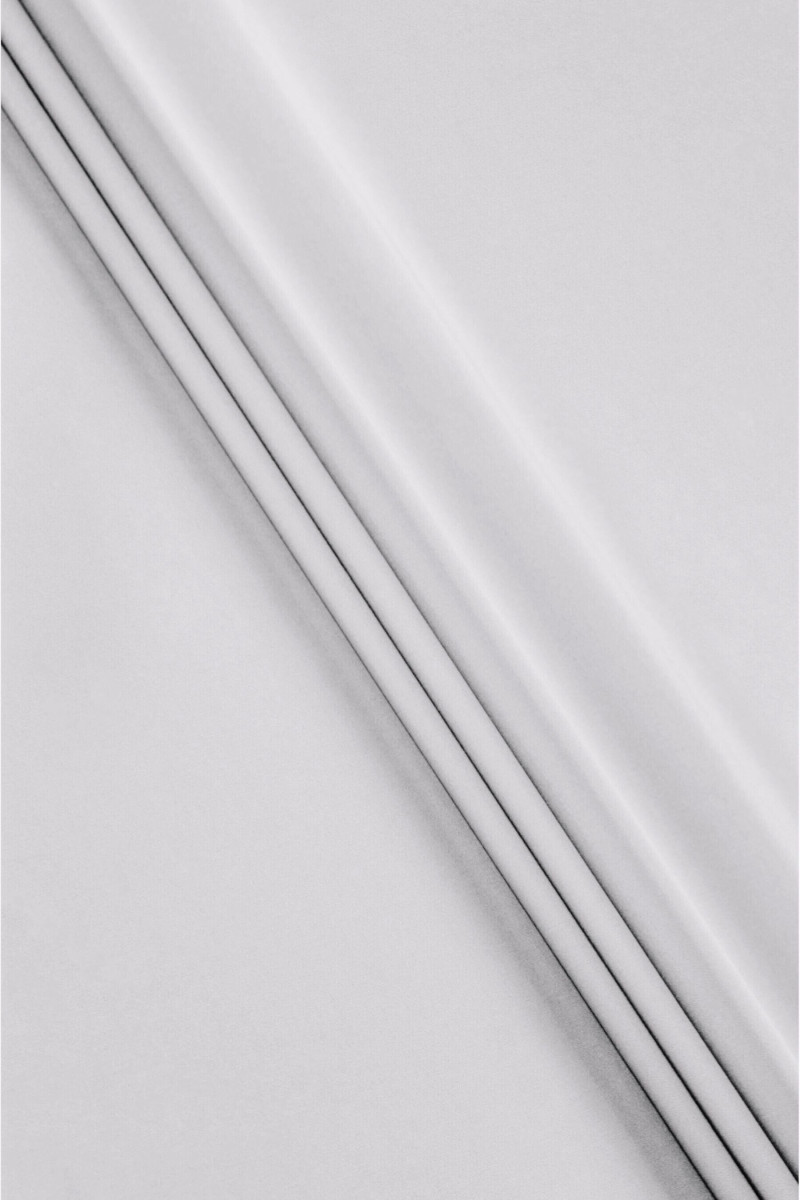 COUPON in cotone elastico grigio chiaro 160cm