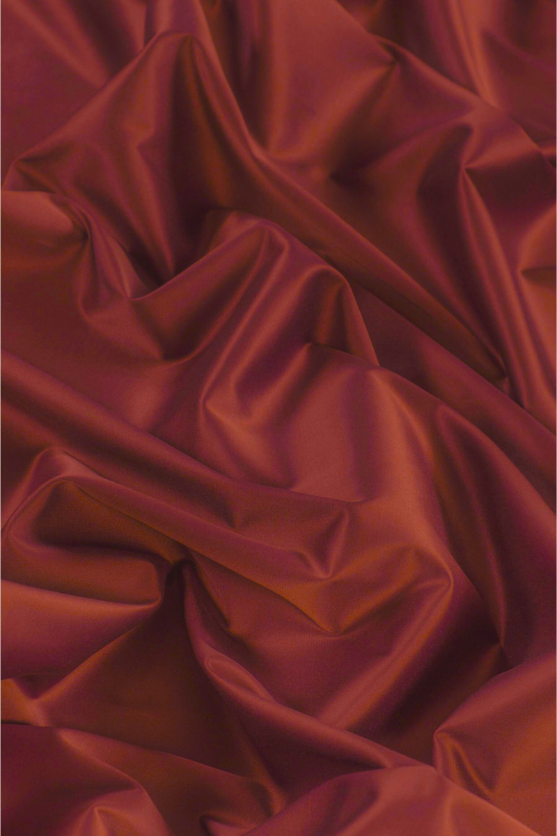 Burgundy satin cotton