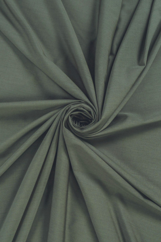 Lana de vestuario, verde, oliva bicolor