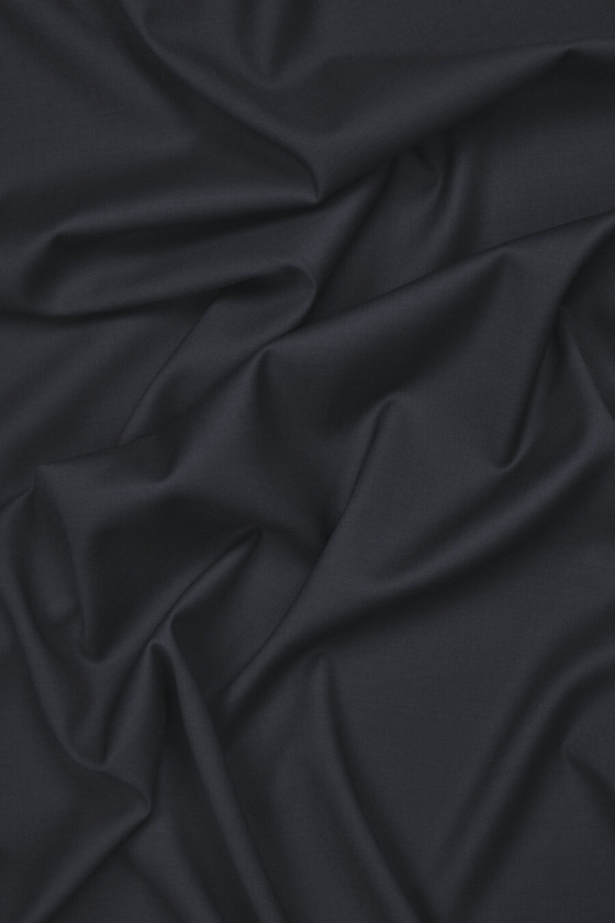 Lana bicolore blu navy scuro