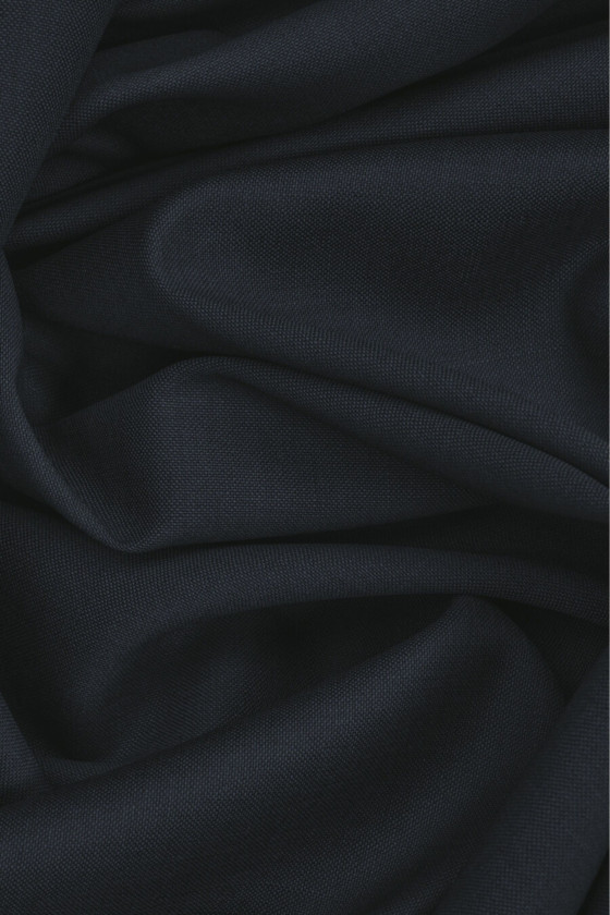 Lana bicolore blu navy scuro