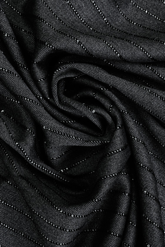Graphite sequin costume fabric