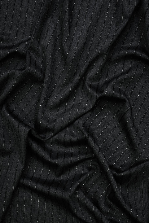 Graphite sequin costume fabric