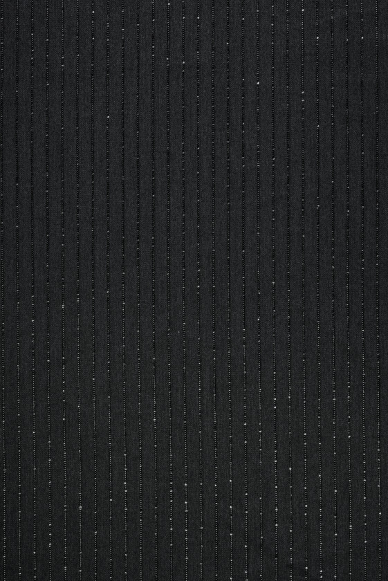 Tissu de costume en grafite à sequins