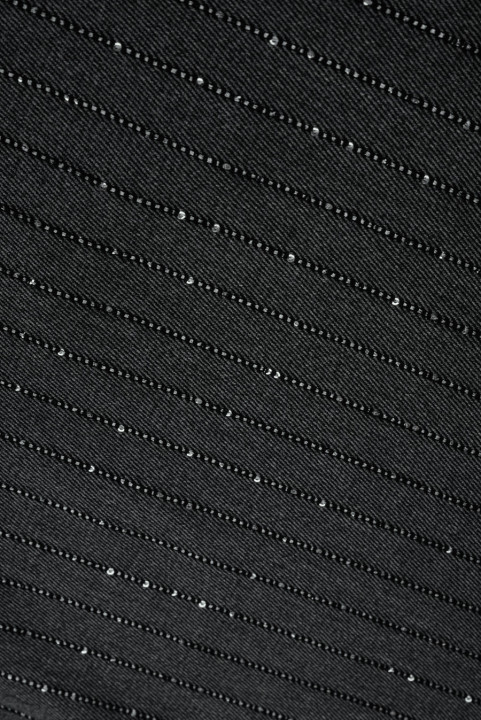 Graphite sequin costume fabric