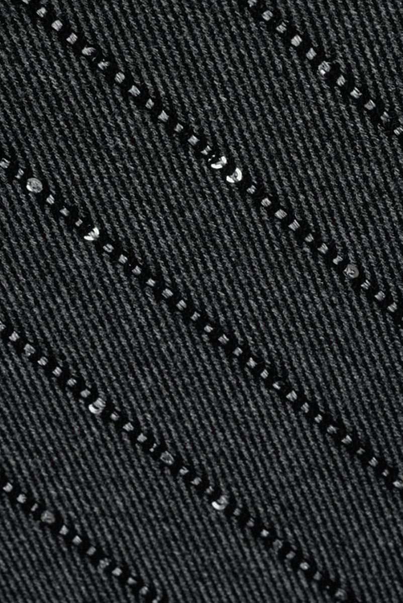 Graphite sequin costume fabric