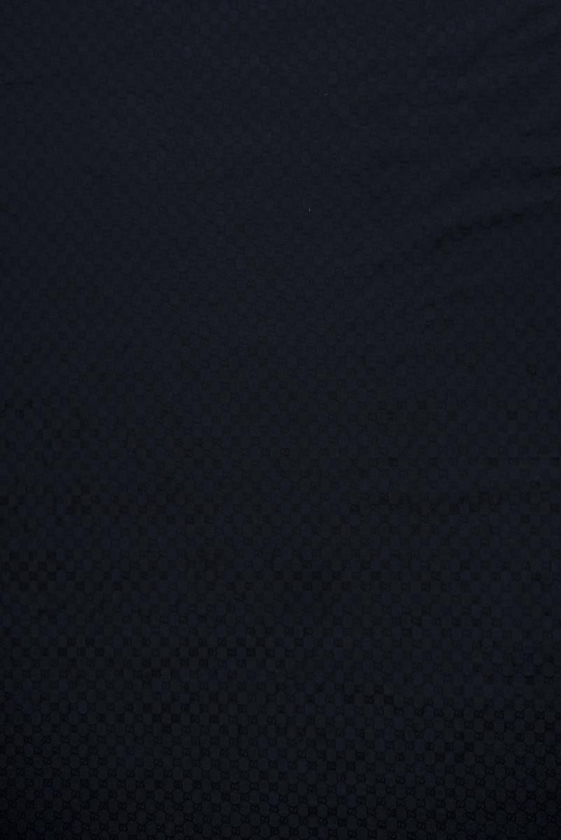 Blu navy scuro firmato cotone