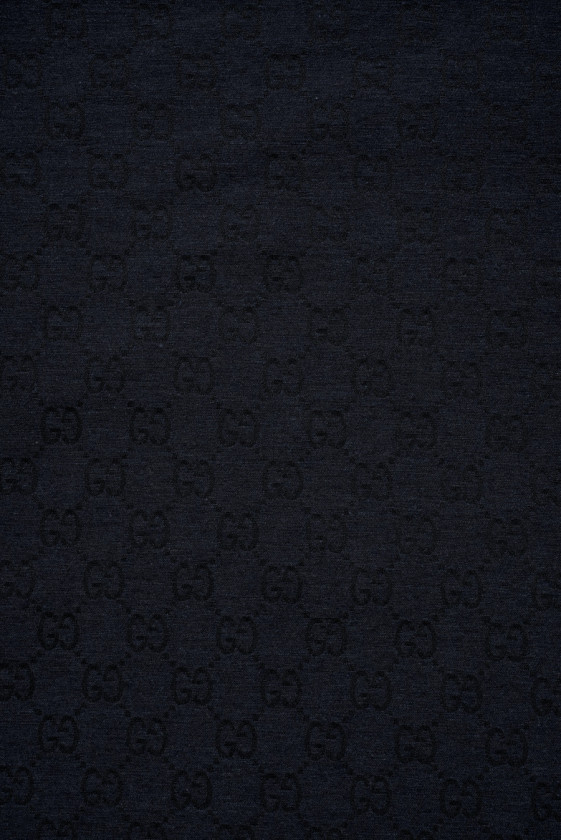 Blu navy scuro firmato cotone