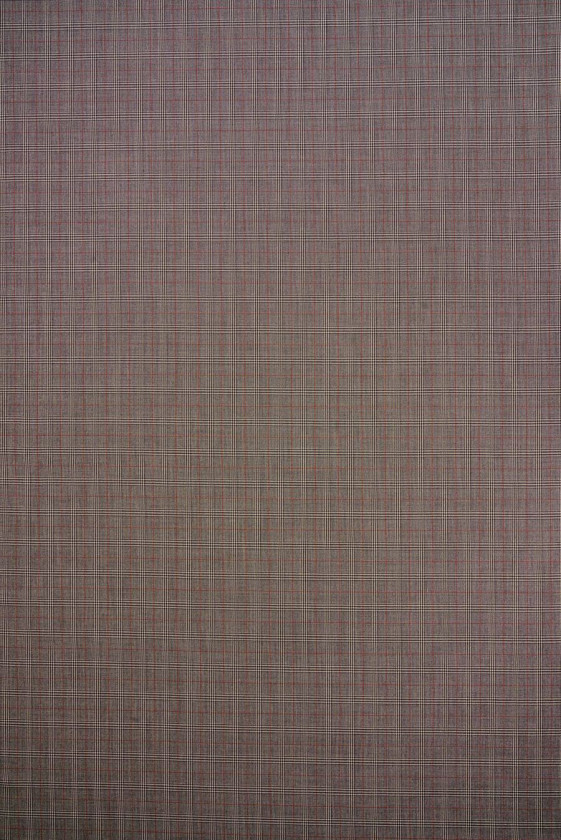 Checkered wool cream brown