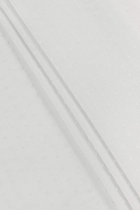 White "knot" batiste