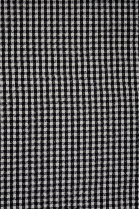 Black and cream trellis wool