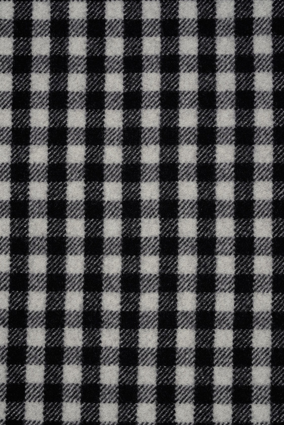 Black and cream trellis wool