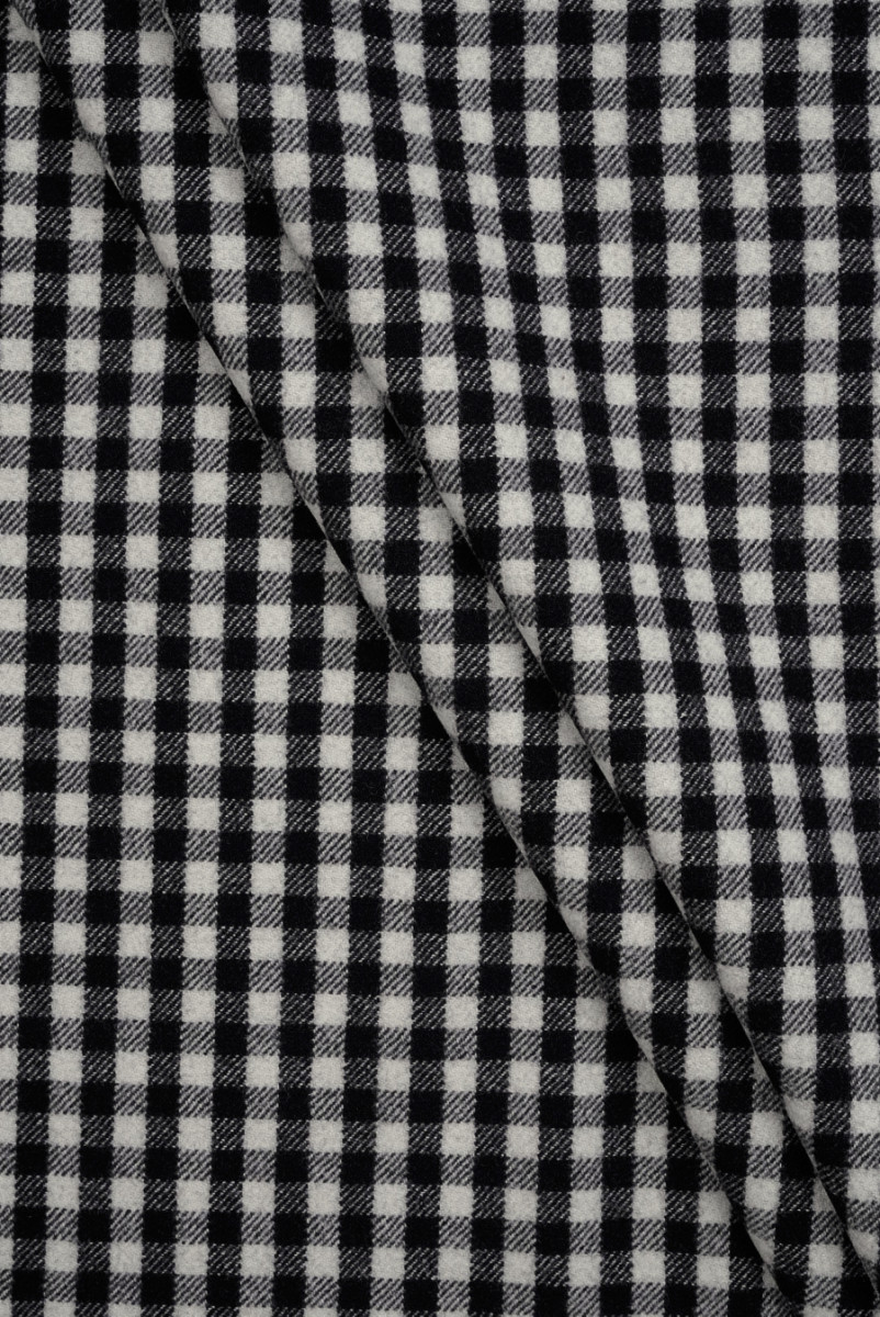 Schwarz-cremefarbene Spalierwolle