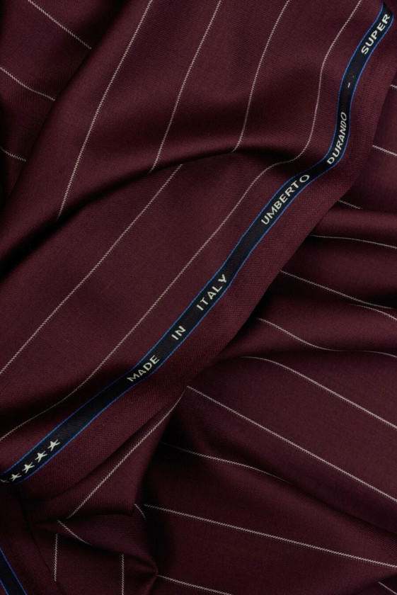 Lana a righe bordeaux per costumi