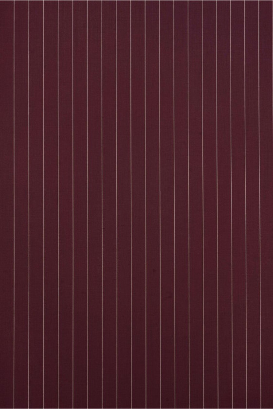Kostuumwol bordeaux met strepen KUPONS