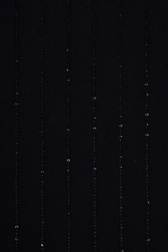 Costume fabric with sequins black