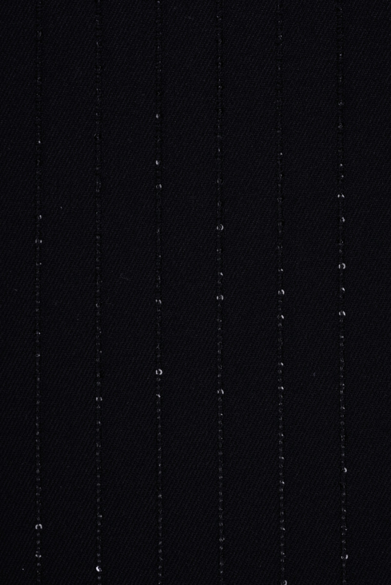 Costume fabric with sequins black