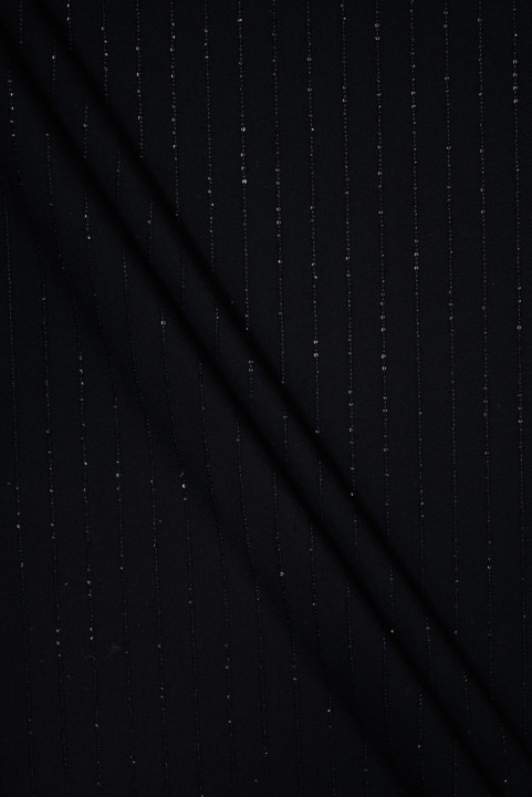 Costume fabric with sequins black