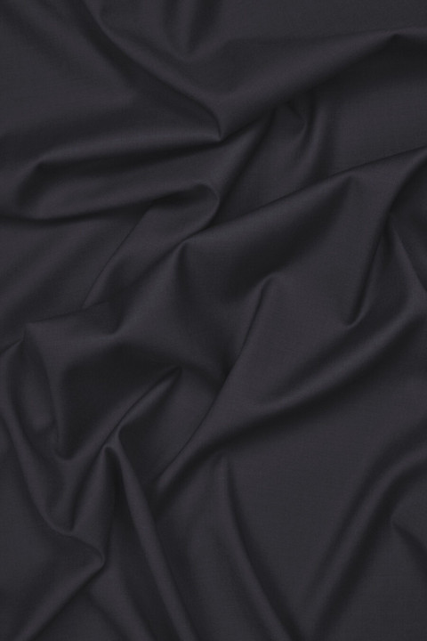Dunkelblaue Kostümwolle COUPON 130 cm