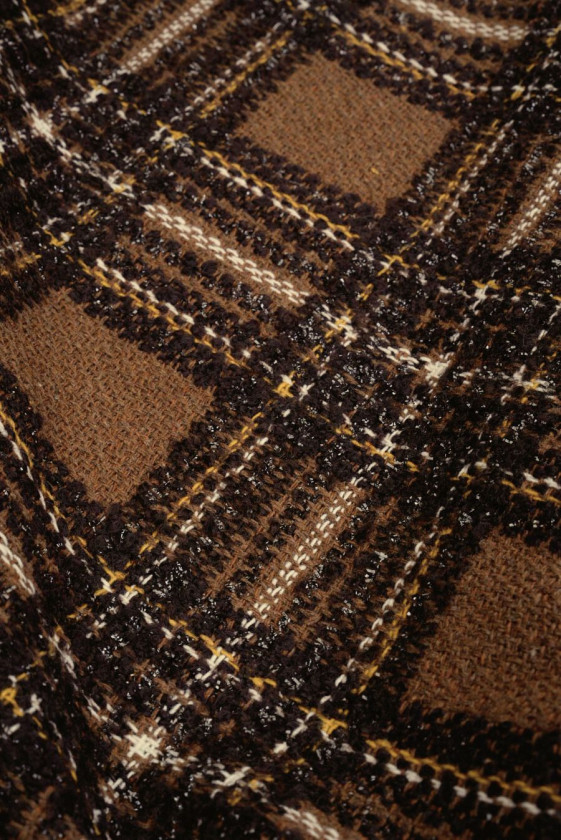 Коричнева клітинка Chanel Fabric