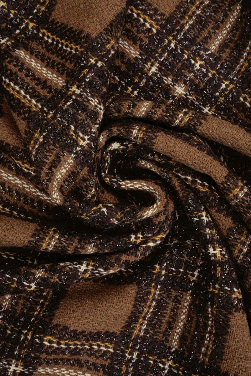 Коричнева клітинка Chanel Fabric