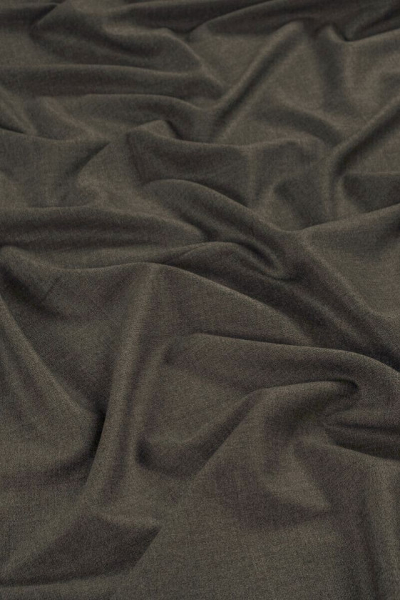 Costume wool grey-brown melange