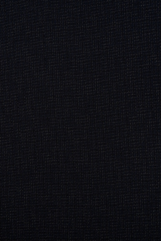 Tessuto Chanel blu navy con oro