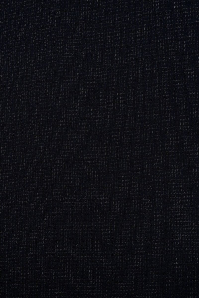 Chanel Marineblauer Stoff mit Gold