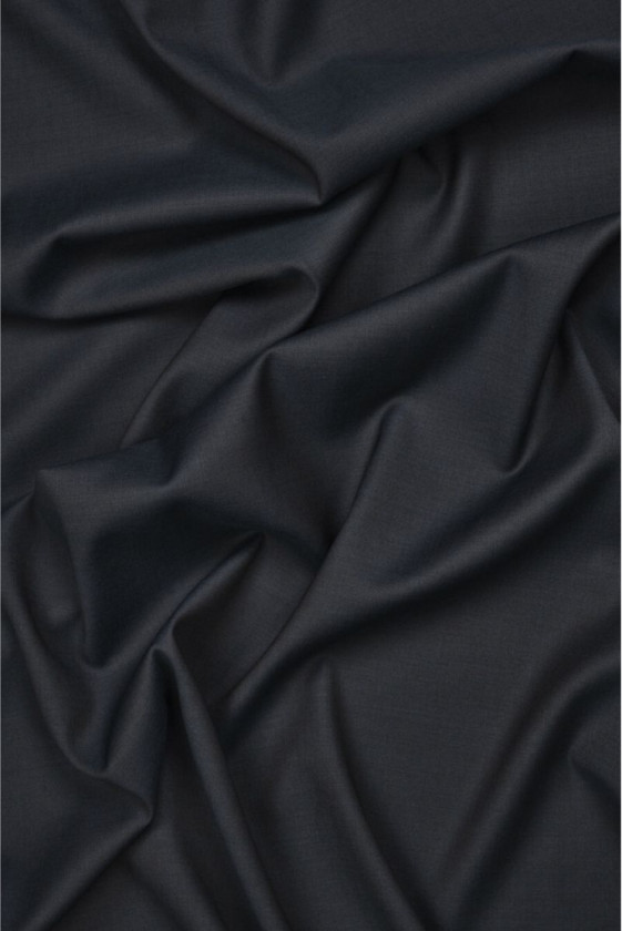 Laine de costume bleu marine foncé