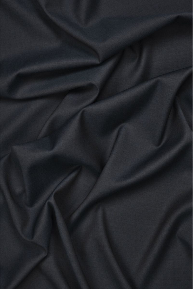 Lana de traje azul marino oscuro