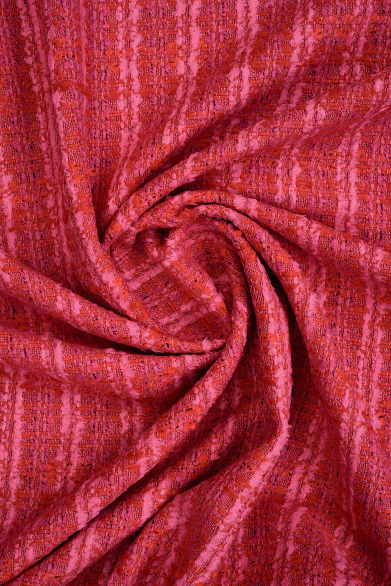 Tkanina typu chanel intensywny rÃ³Å¼