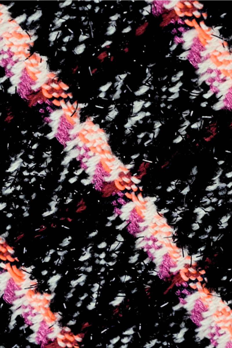 Chanel-Kostümstoff Neon-Karos