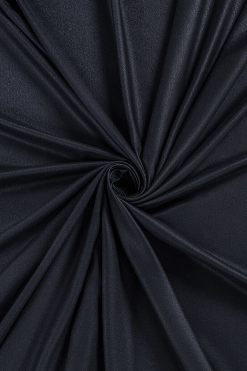 Lana a tessitura Jacquard - blu navy scuro