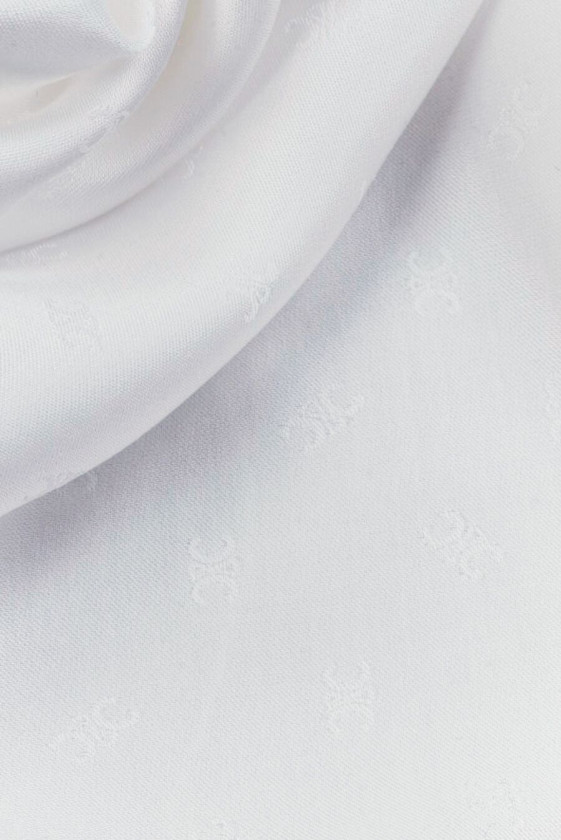 Creme-Viskose-Kleinmuster