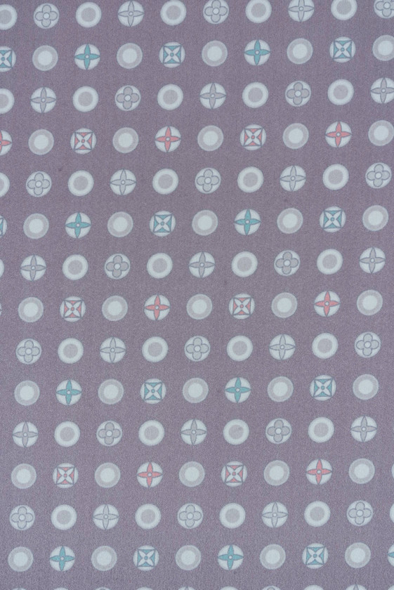 Tissu acétate avec motif de timbre