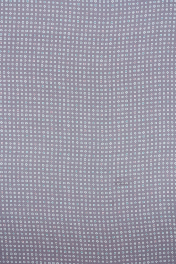 Acetate fabric with stamp motif