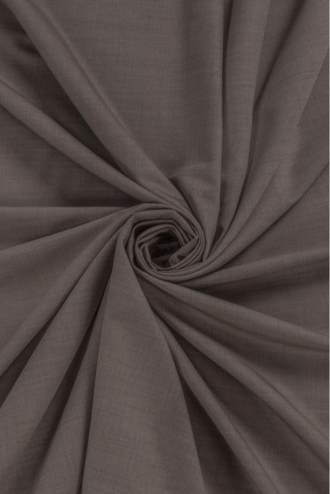 Brown and grey two-tone costume wool