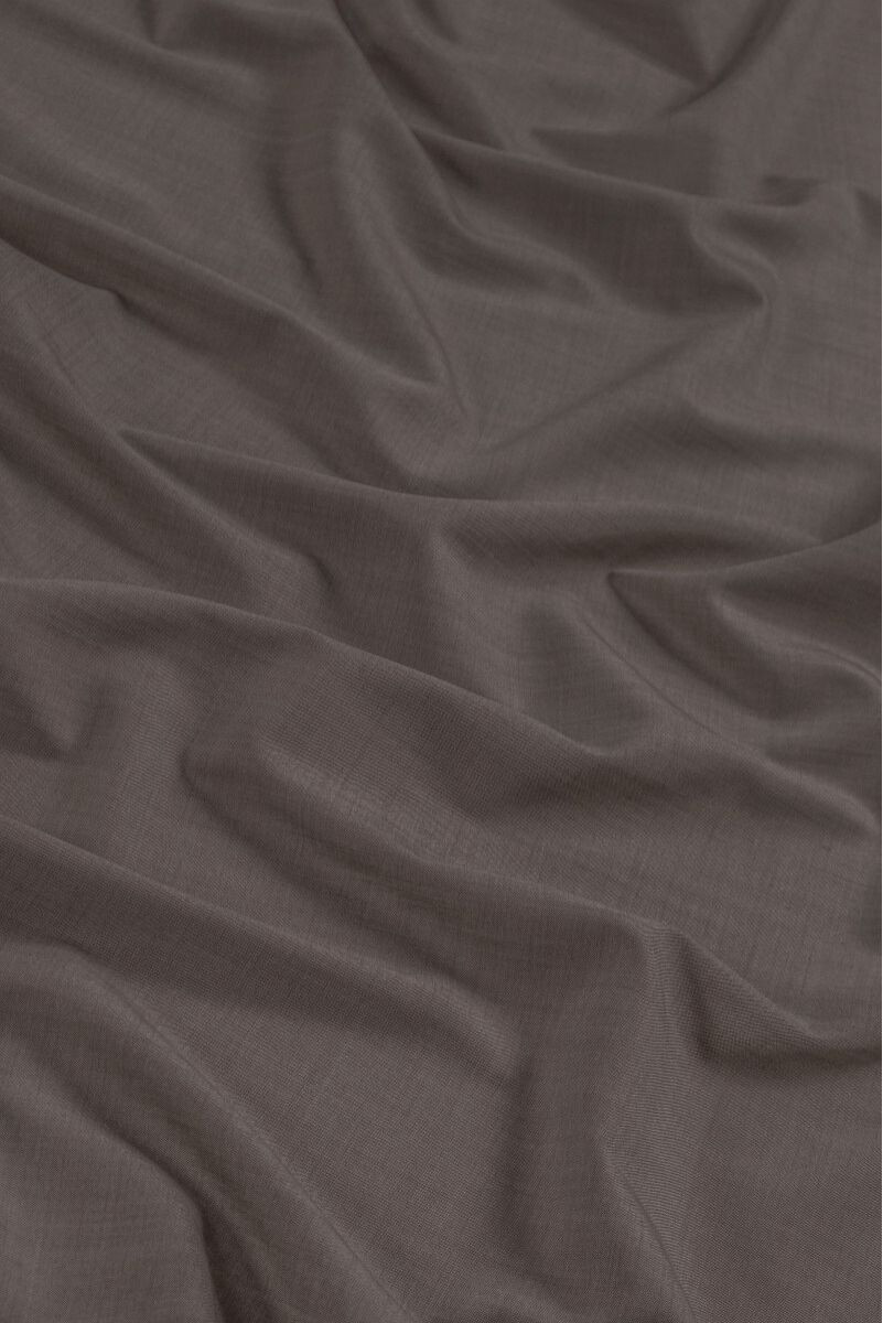 Brown and grey two-tone costume wool