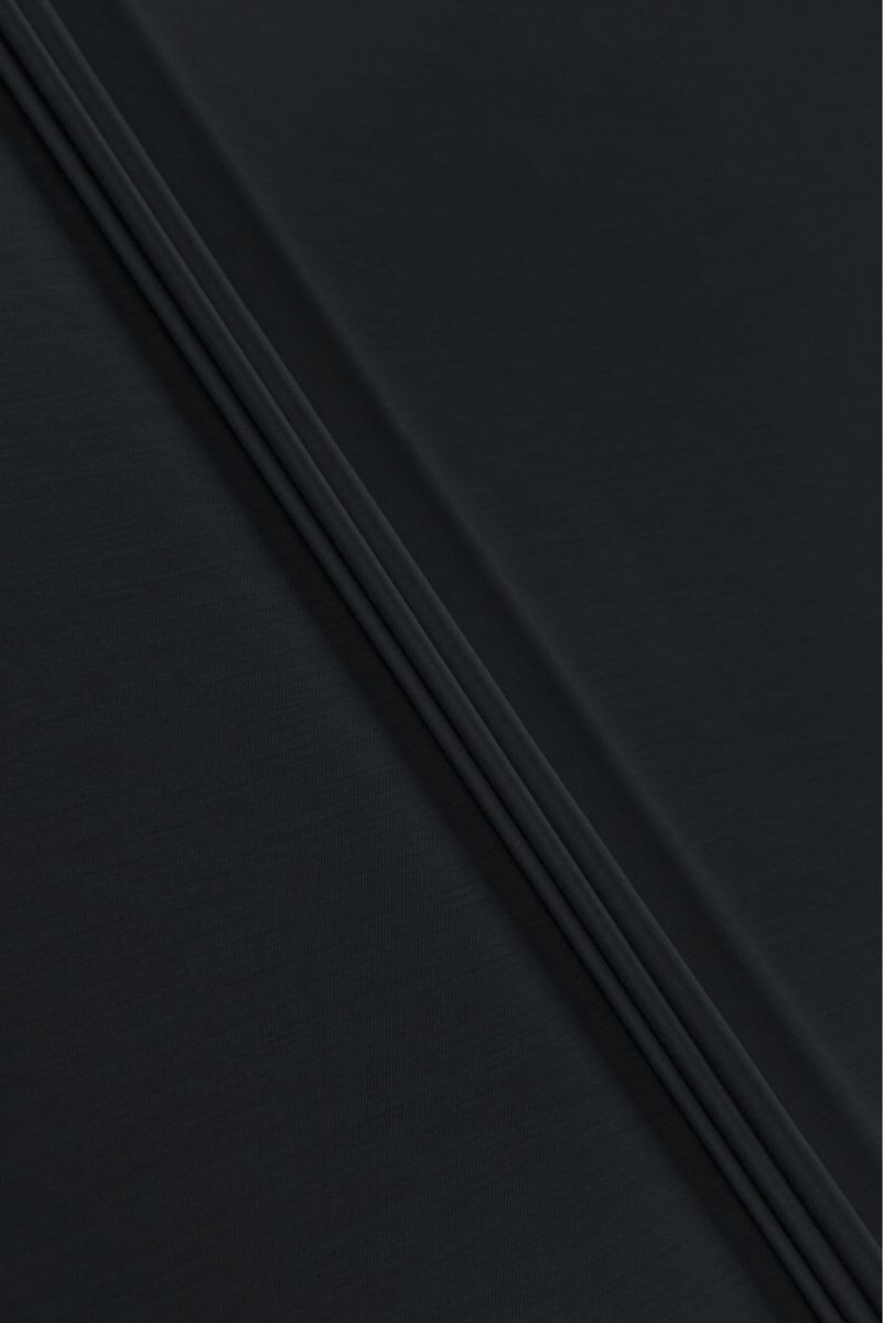 Elastic Costume Wool Dark Navy Blue