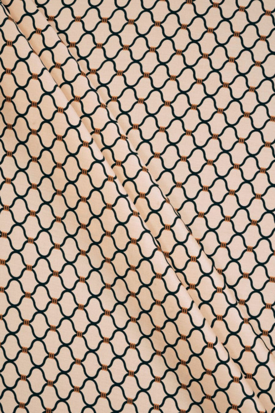 Satinado viscosa beige