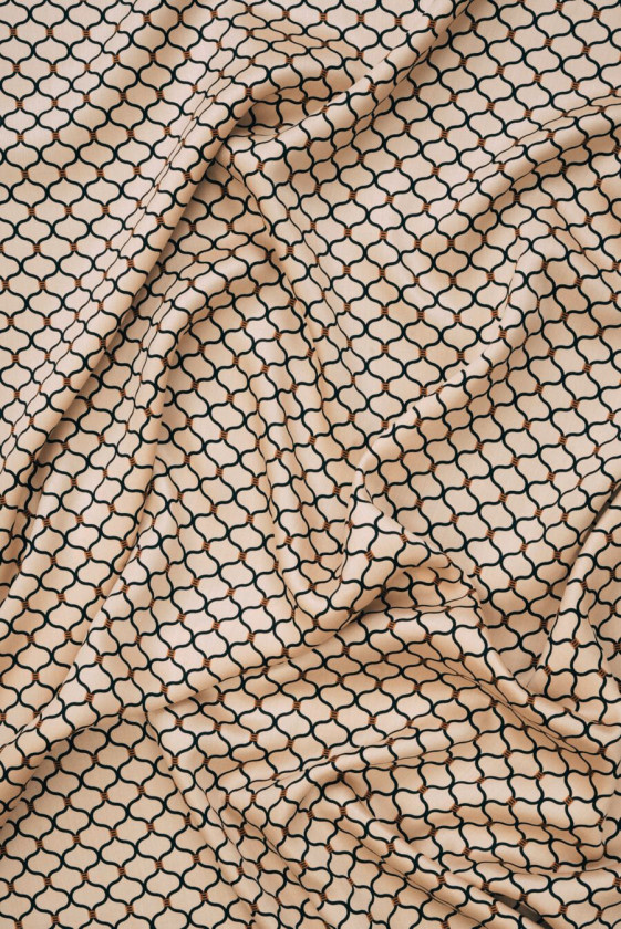 Satijn viscose beige