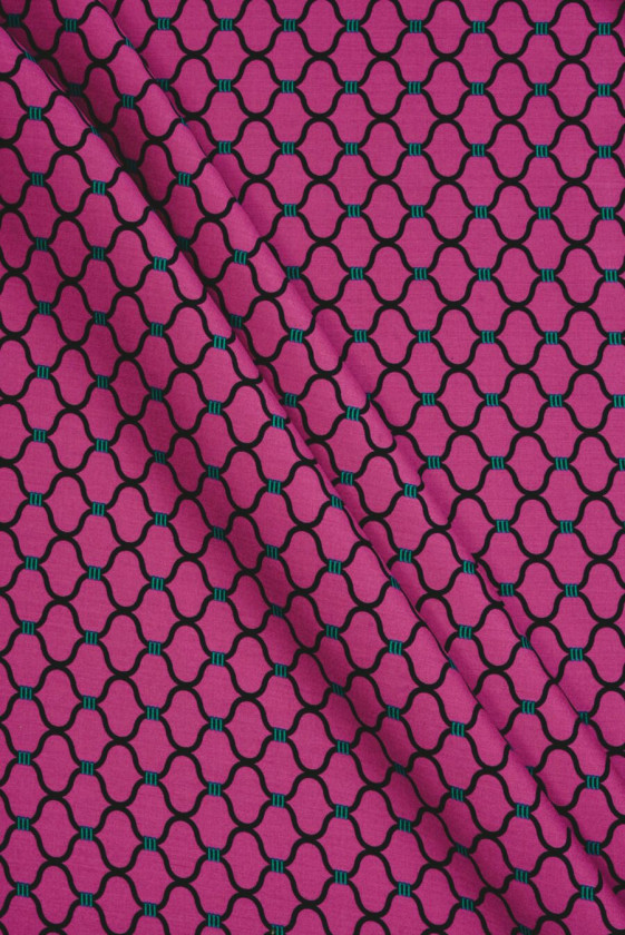 Viscosa satinata fucsia