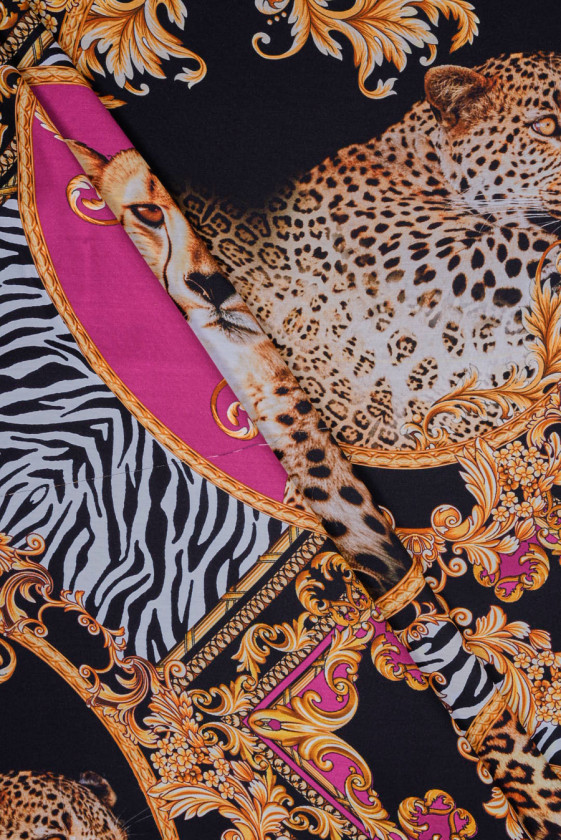 Viscose ornamenten en panters