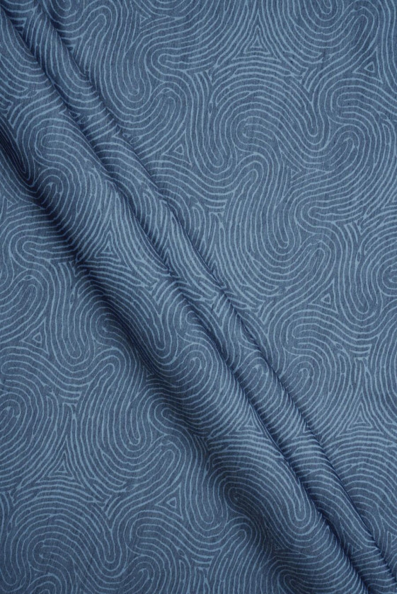 Katoenen denim golven