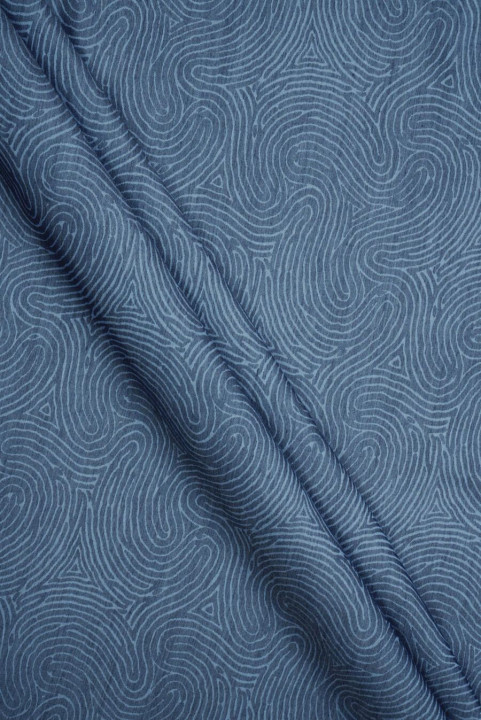 Cotton denim waves