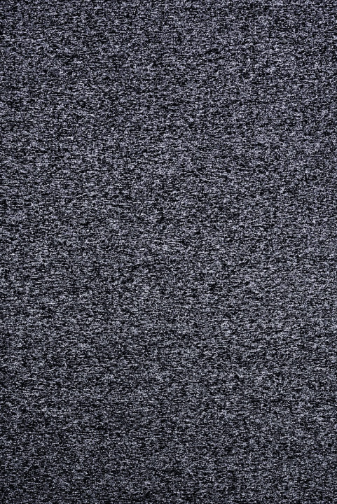 Glossy black knitted fabric