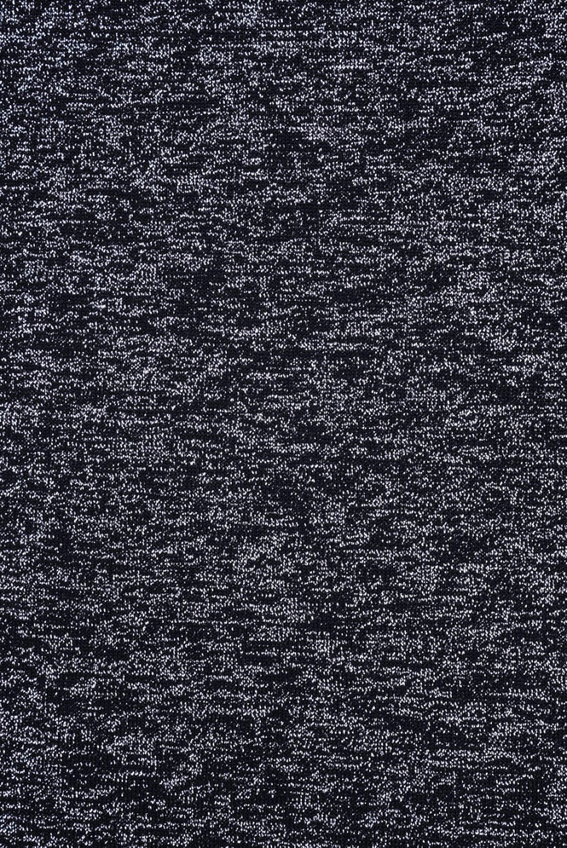 Tissu noir brillant en tricot